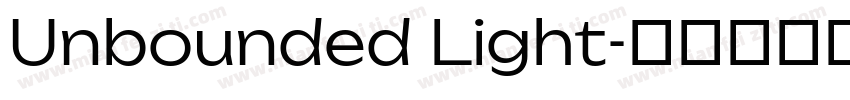 Unbounded Light字体转换